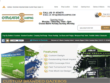 Tablet Screenshot of omearacamping.com